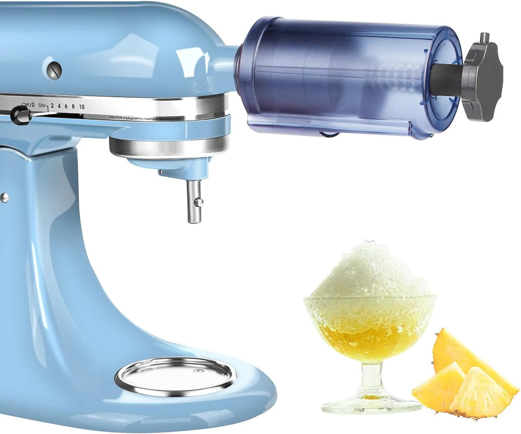 Shave Ice Attachment for Mixer with 8 Ice Molds T1154