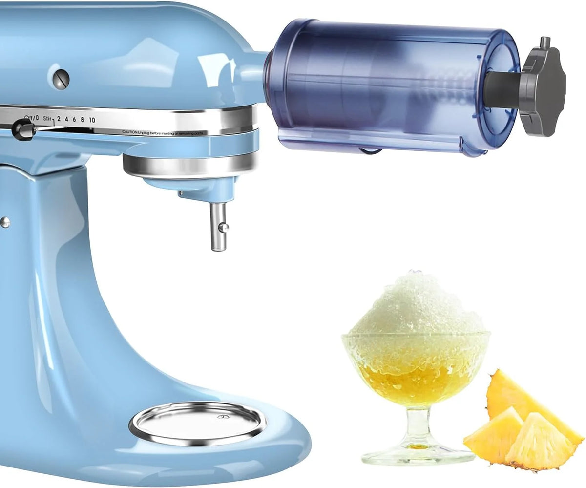 Shave Ice Attachment for Mixer with 8 Ice Molds T1154