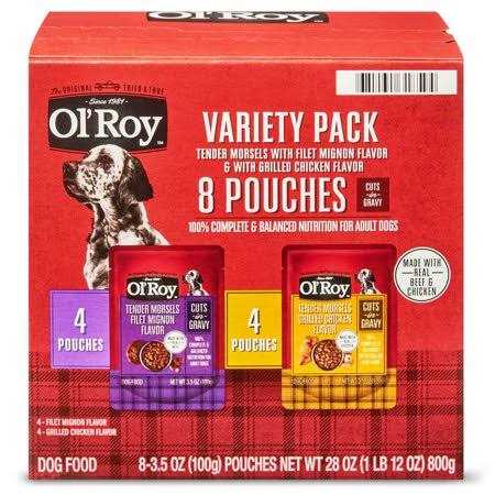 Cuts in Gravy Wet Dog Food Variety Pack S7054