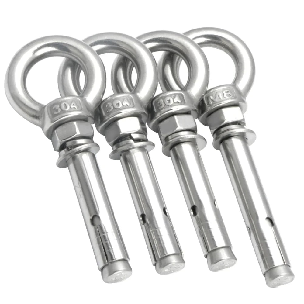 304 Stainless Steel Lifting Eye Bolt M12x100mm U7070