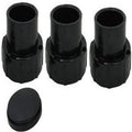 Universal Half-Union and Drain Plug Cap Replacement Kit for Pool and Spa Filter, Pack of 2 H562