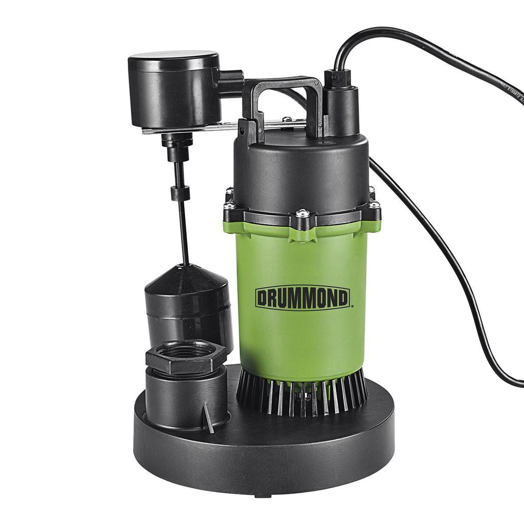 1/3 HP Submersible Sump Pump with Vertical Float 3400 GPH G317780