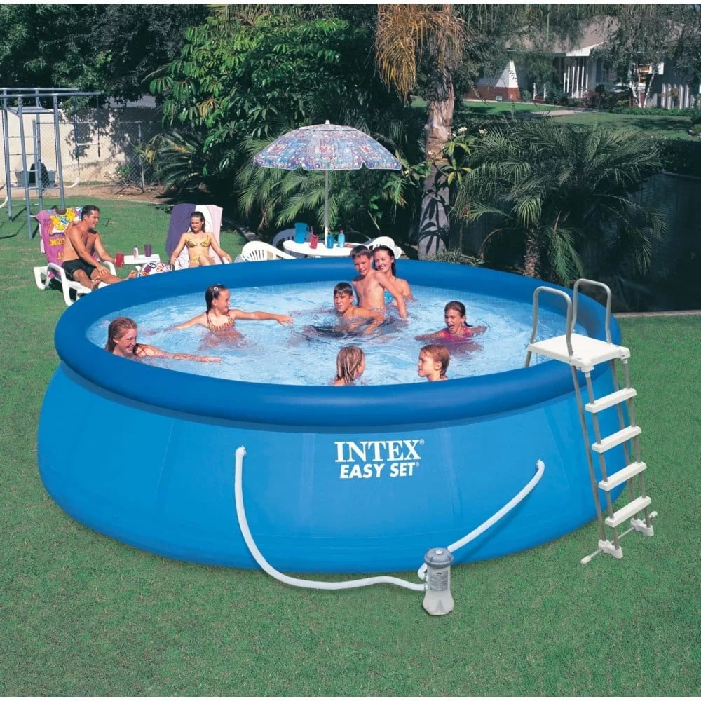15' x 48' Round Inflatable Above-Ground Pool Y5031