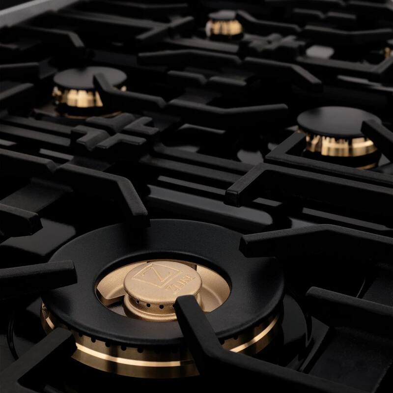 36 in. 6 Burner Dual Fuel Range in Stainless Steel, White Matte and Matte Black L748463