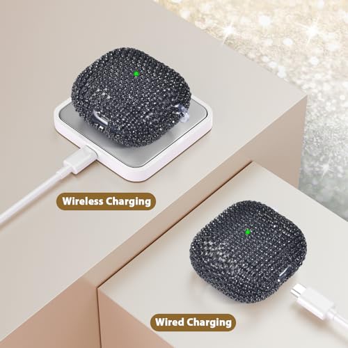 Airpods 4 Case with Bling Keychain O7861