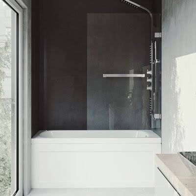 Hinged Frameless Tub Door J6839