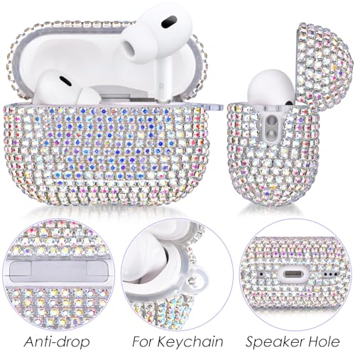 Airpods 4 Case with Bling Keychain O7861