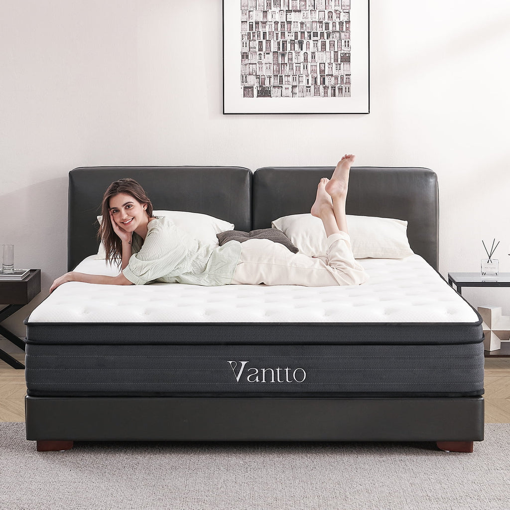 Queen 12 Inch Hybrid Memory Foam Mattress I93033