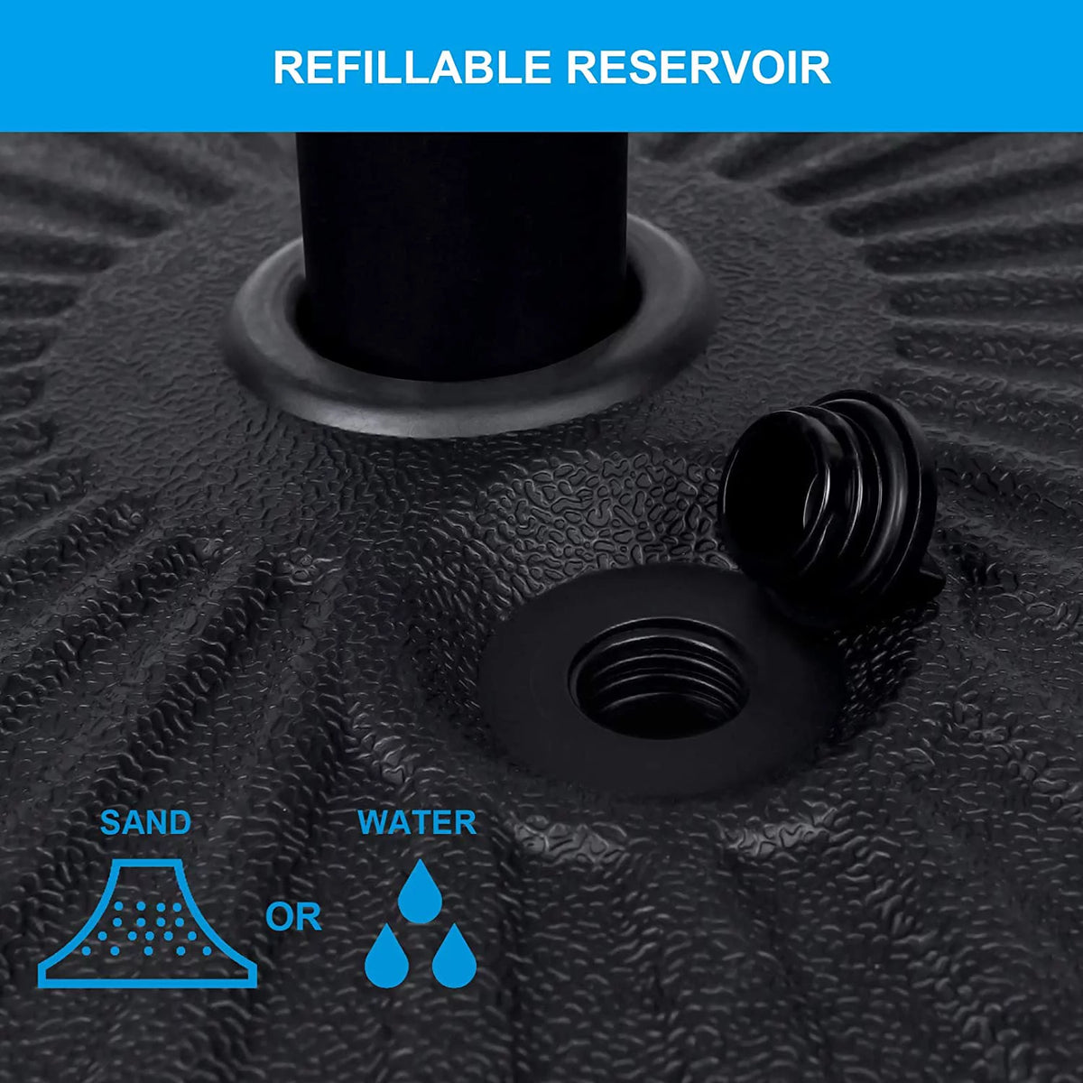 20" Heavy Duty Patio Umbrella Base Stand O78836
