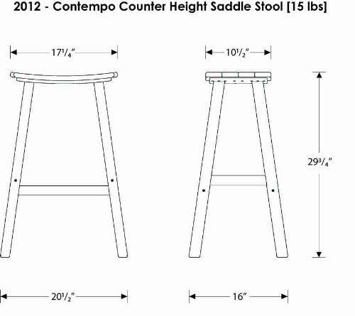 Black Saddle Bar Stool M251