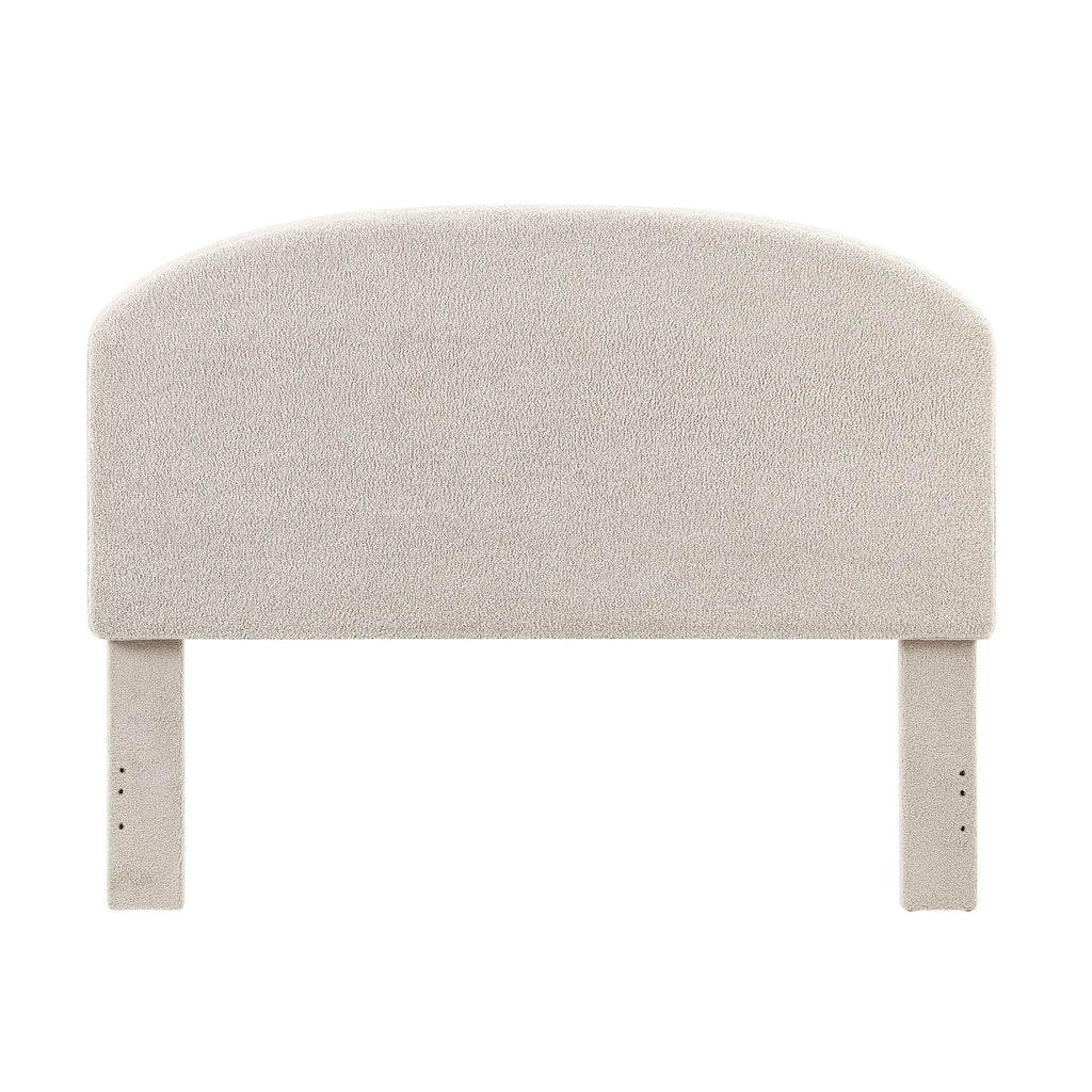 Natural Sherpa Full/Queen Headboard B7252