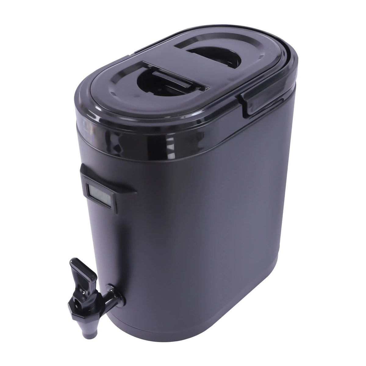 Black Insulated Beverage Dispenser with Handle Y861
