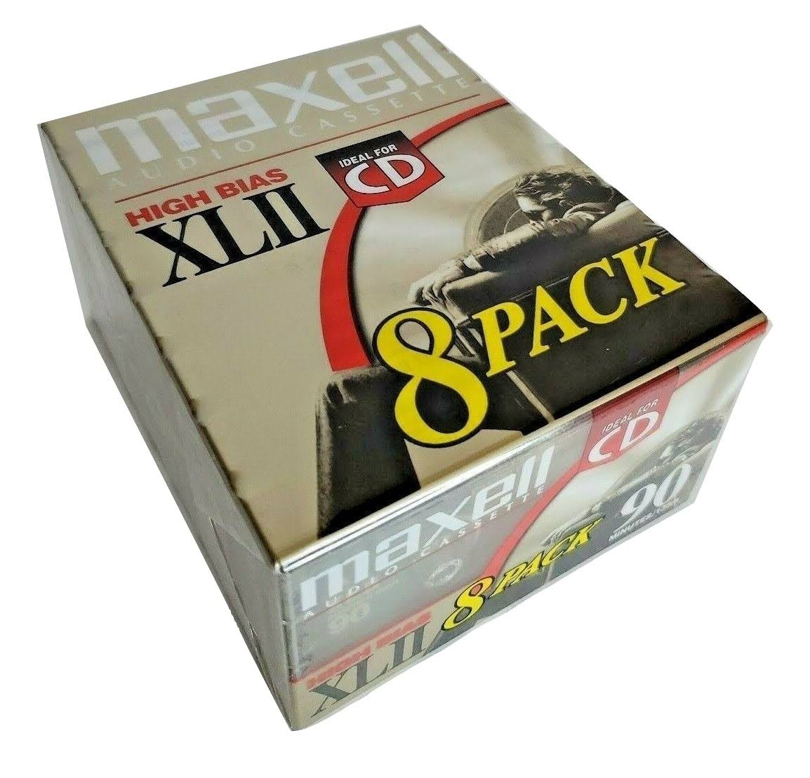 8 Pack 90 Minute High Bias Audio Cassettes F223