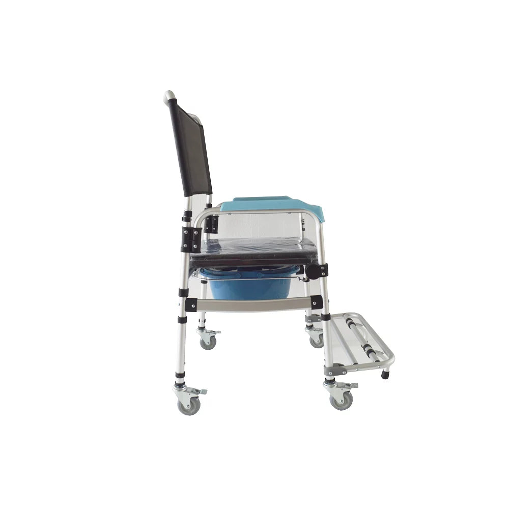 Portable Foldable Padded Aluminium Alloy Toilet Chair D825