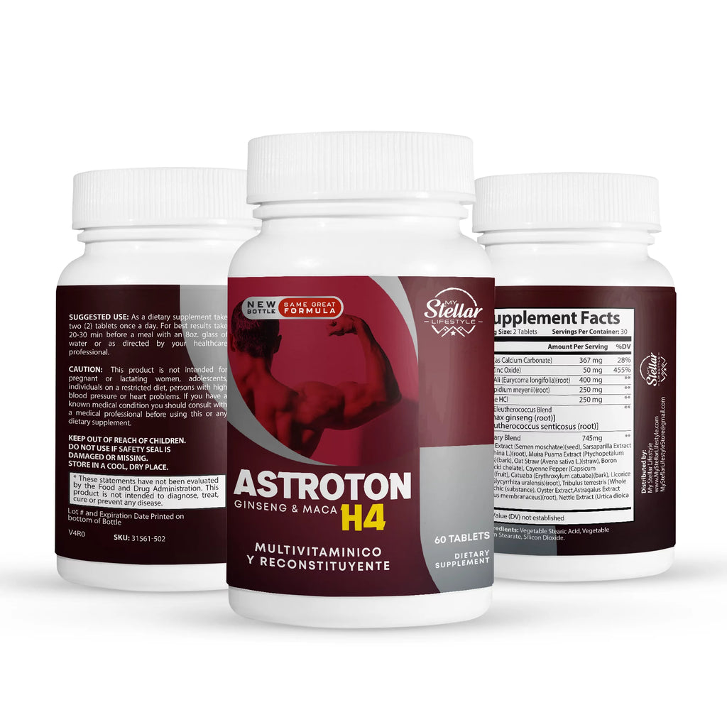 4 Pack Ginseng & Maca Multivitamin Tablets Z865