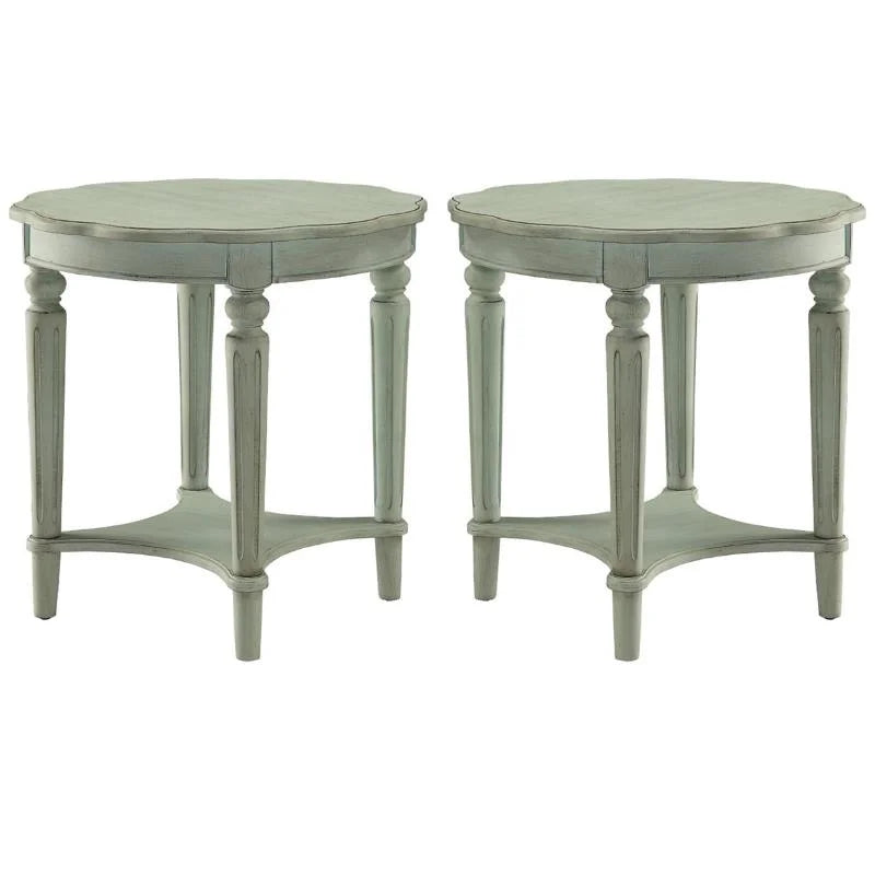 Antique Green End Table Set A72971