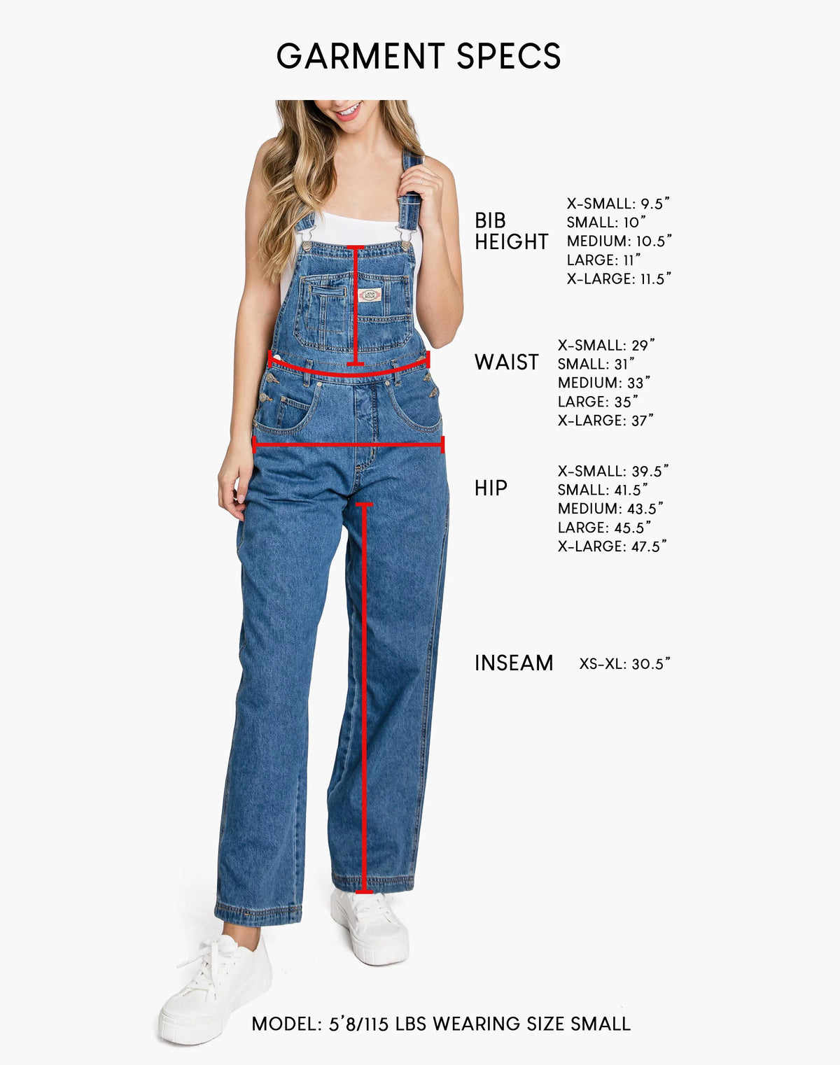 Medium Denim Cargo Utility Jean Overalls G10229
