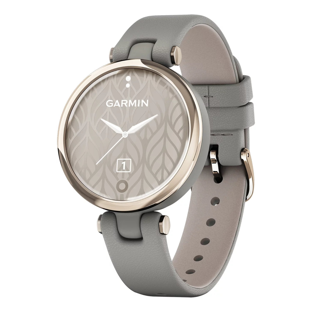 Cream Gold Smartwatch with Italian Leather Band V1412