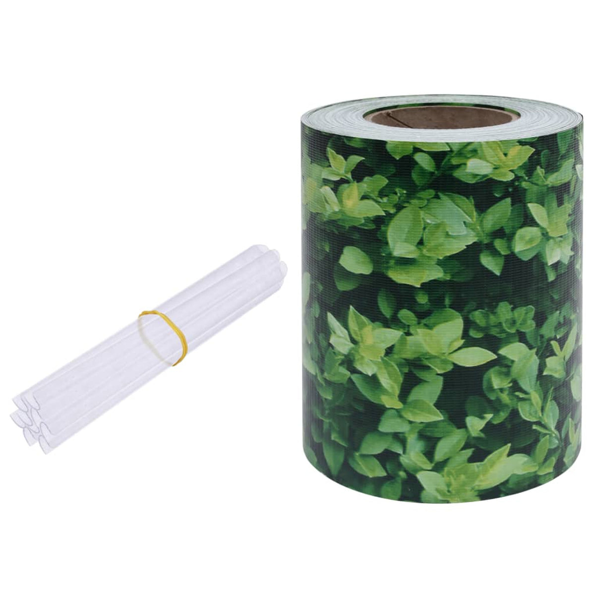 Green PVC Outdoor Privacy Screen with Clips 114.8 ft x 0.6 ft X37799