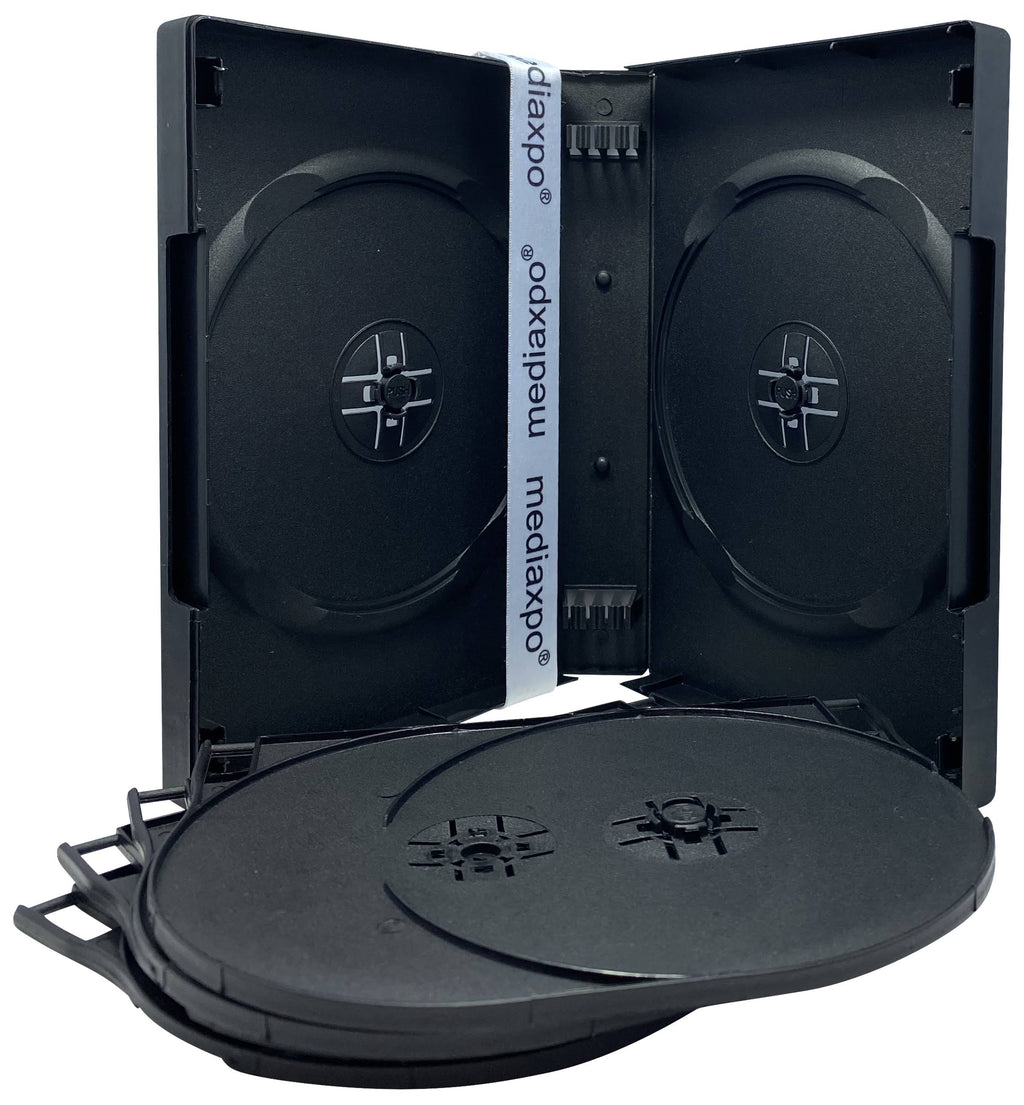 100 Black 9 Disc DVD Cases J405943