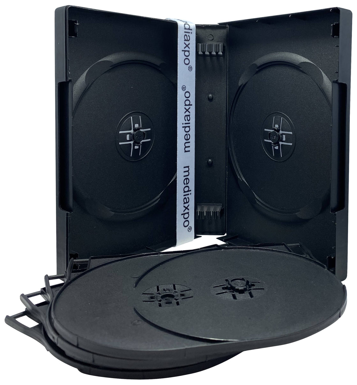 100 Black 9 Disc DVD Cases J405943
