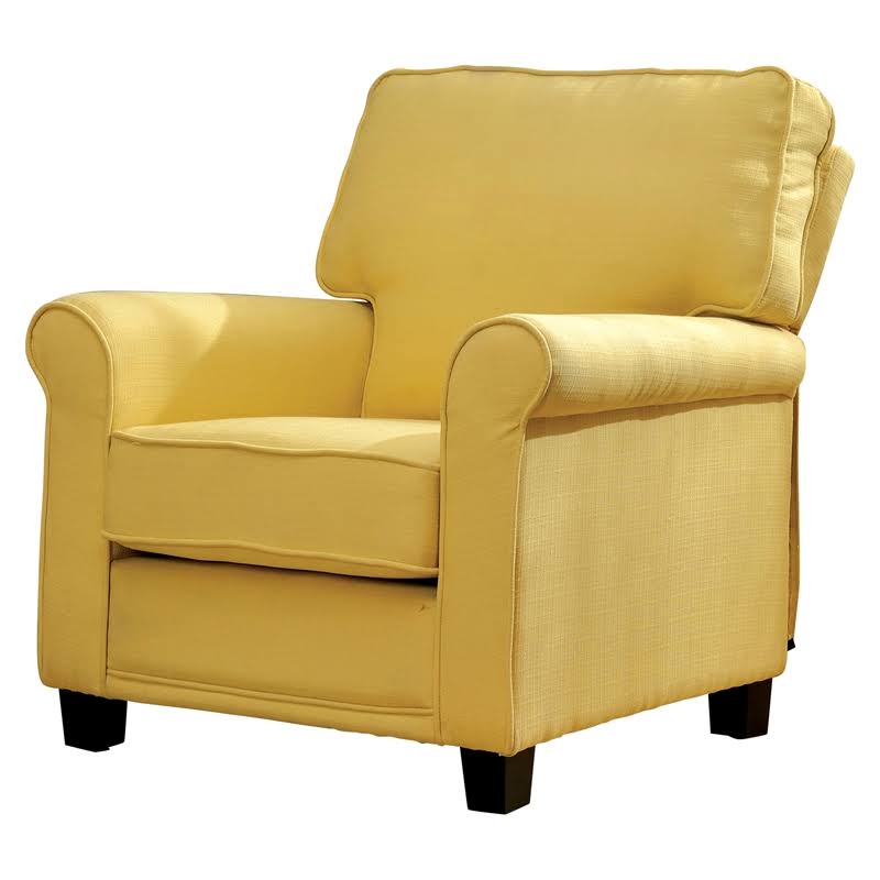 Yellow Fabric Accent Chair I66626