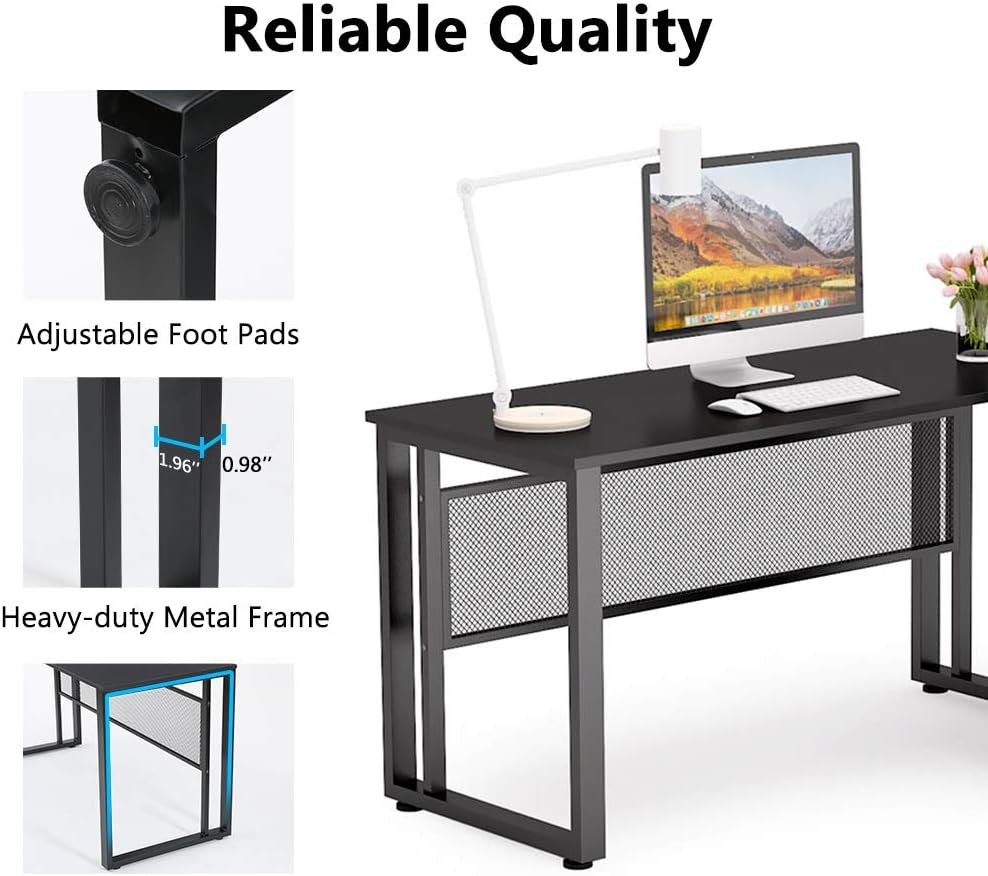 L-Shaped Computer Desk with File Cabinet Q94754