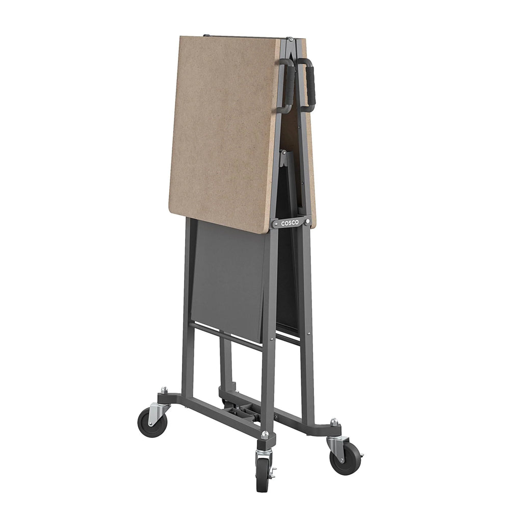 Portable Folding Workbench with Locking Casters, 600 lb. Capacity A772