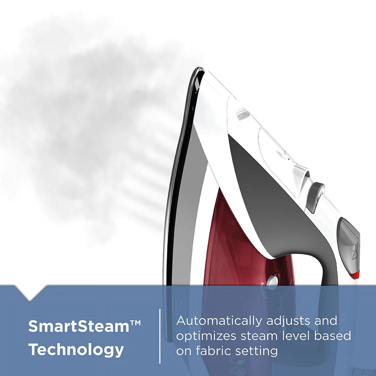Red Steam Iron Z2947