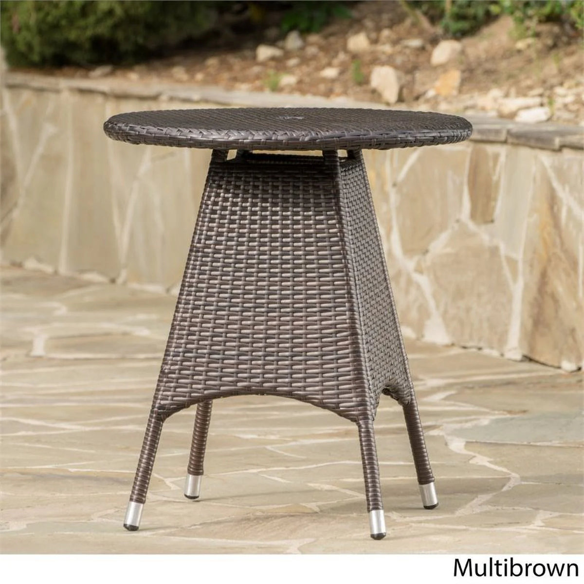 Round Wicker Patio Dining Table A848