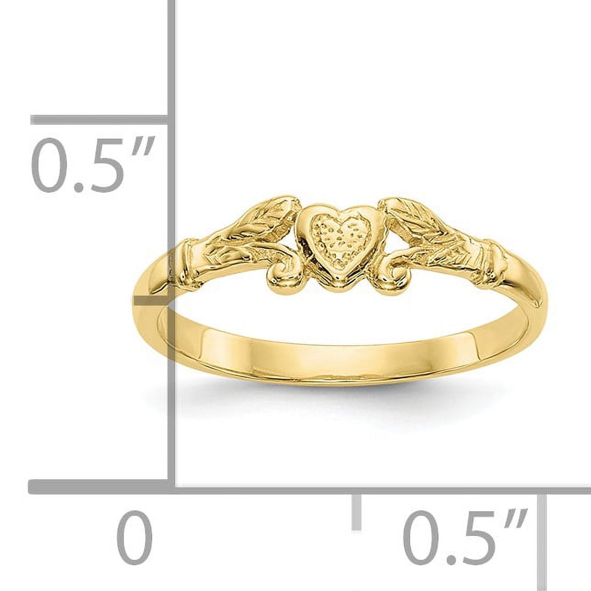 10K Yellow Gold Baby Ring P989360