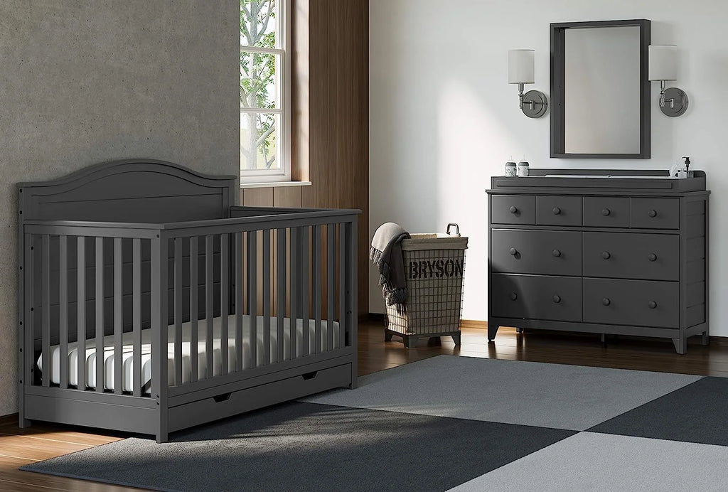 Gray 6-Drawer Dresser N28618
