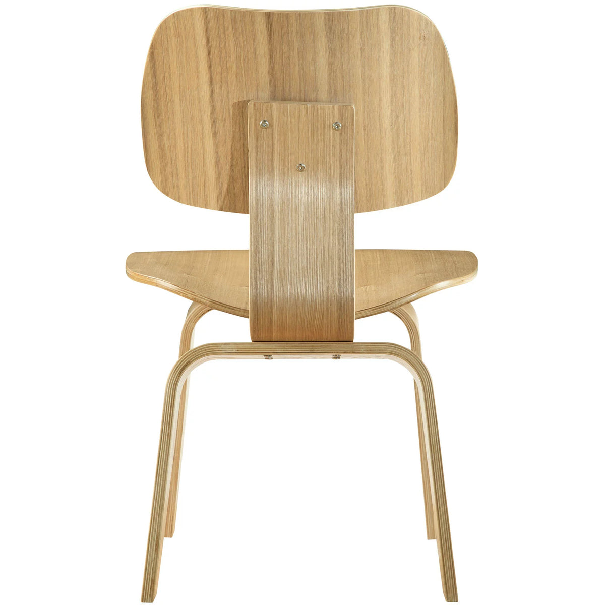Wood Dining Chairs Set of Two Natural L396