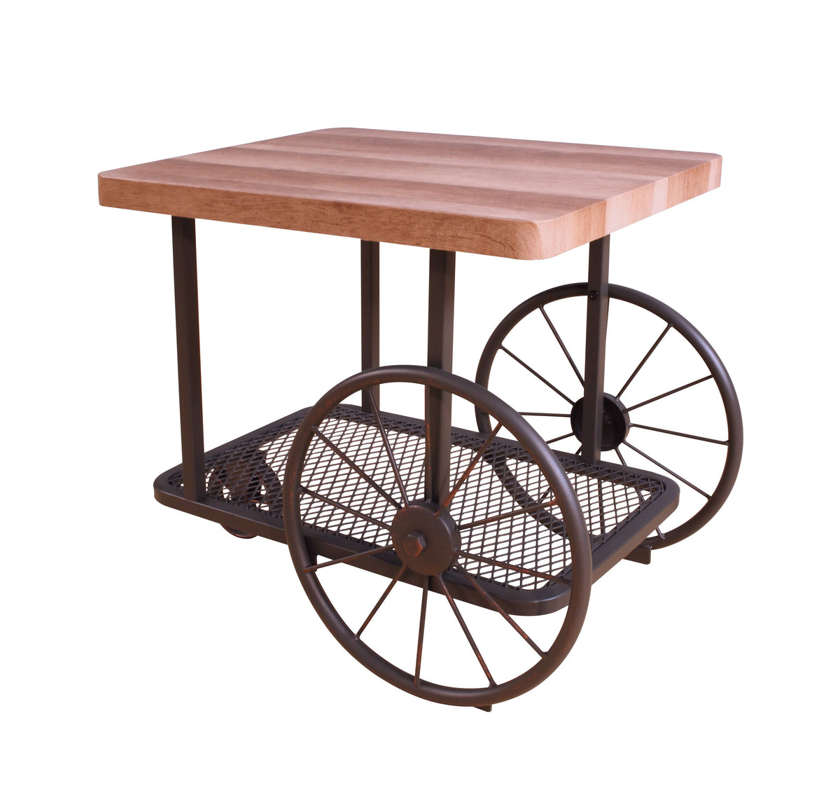 Oak & Antique Gray End Table M63888