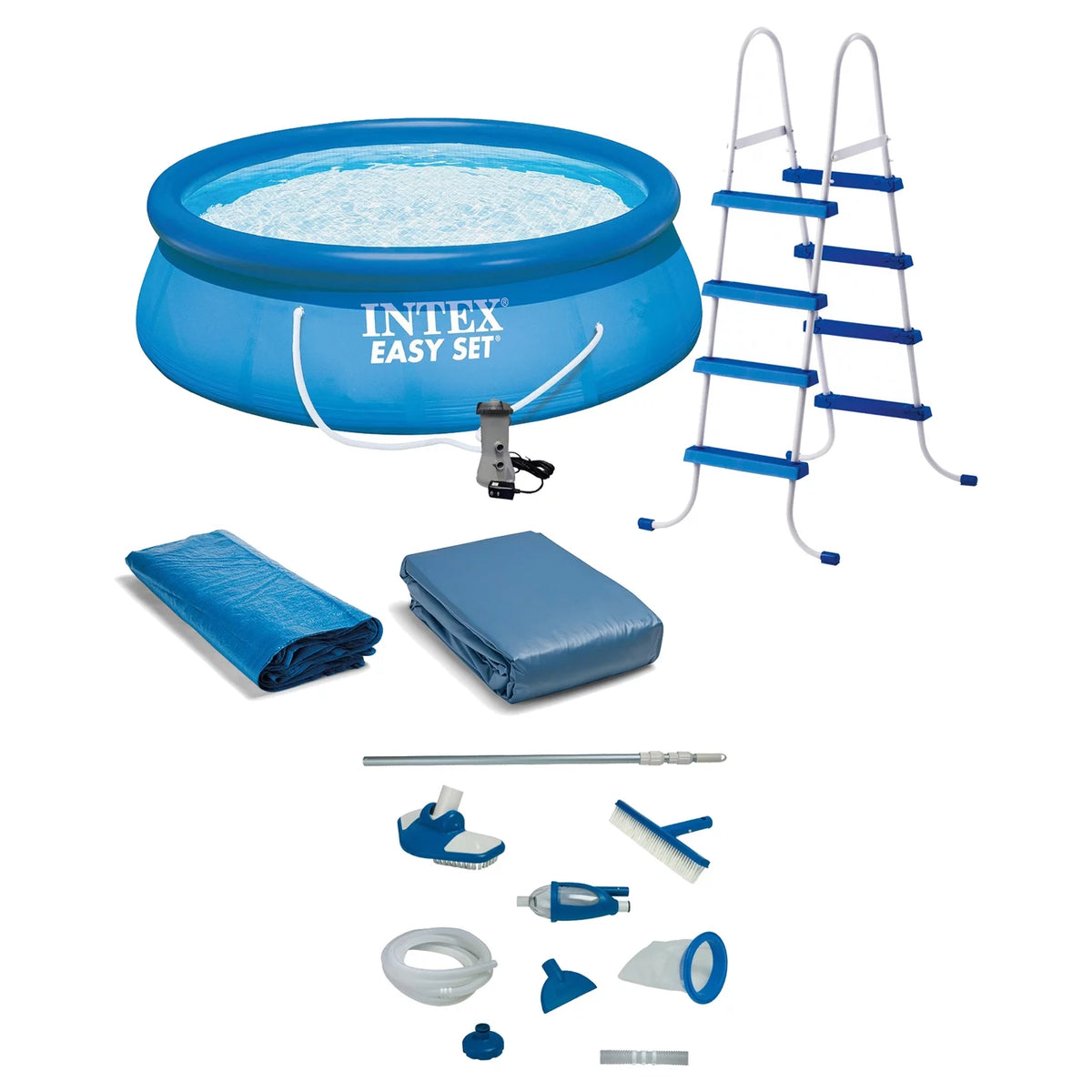 15' x 48' Round Inflatable Above-Ground Pool Y5031