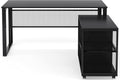 L-Shaped Computer Desk with File Cabinet Q94754