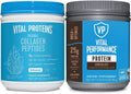 Unflavored Collagen Peptides Powder + Chocolate Protein Powder H98026