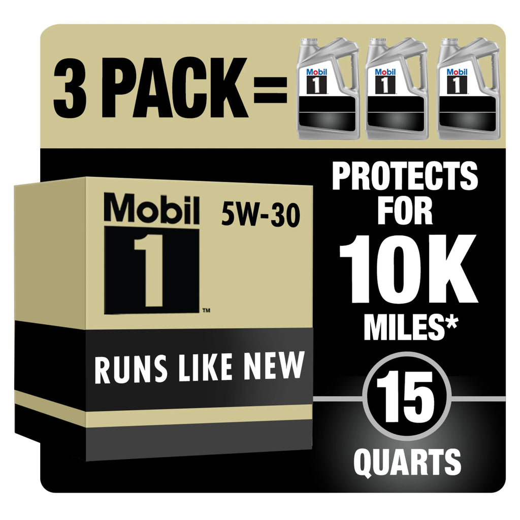 Full Synthetic Motor Oil 5W-30 5 Quart Pack of 3 D294
