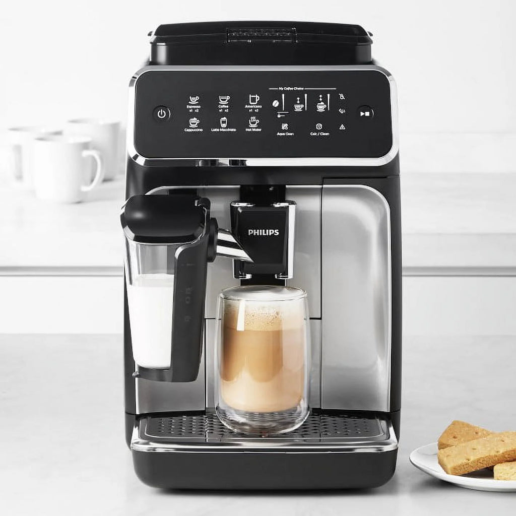Fully Automatic Espresso Machine with LatteGo, Silver L968301