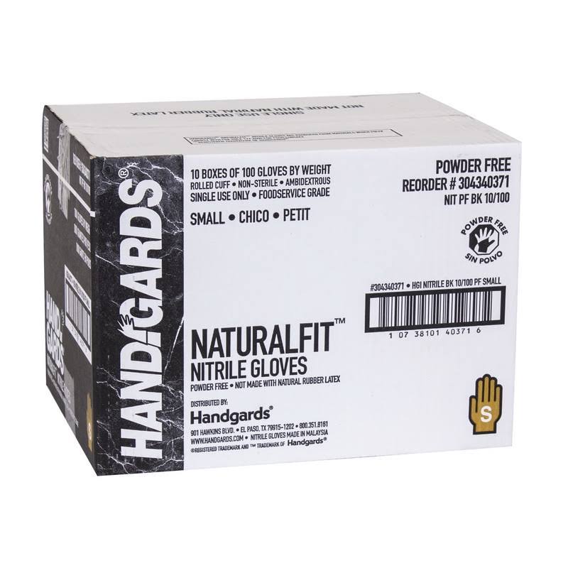 Nitrile Gloves Black Small G68909