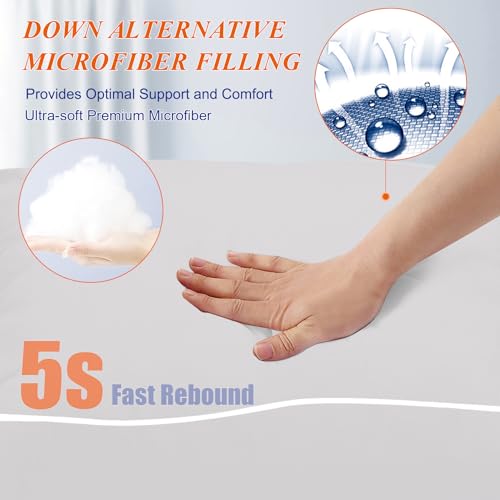 King Size Set of 2 Cooling Bed Pillows R935574