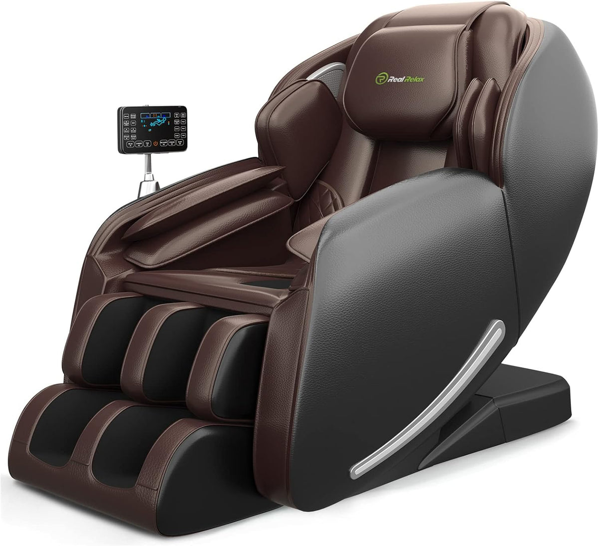 Full Body Zero Gravity SL-Track Shiatsu Massage Chair Recliner with Heat Foot Roller K64535