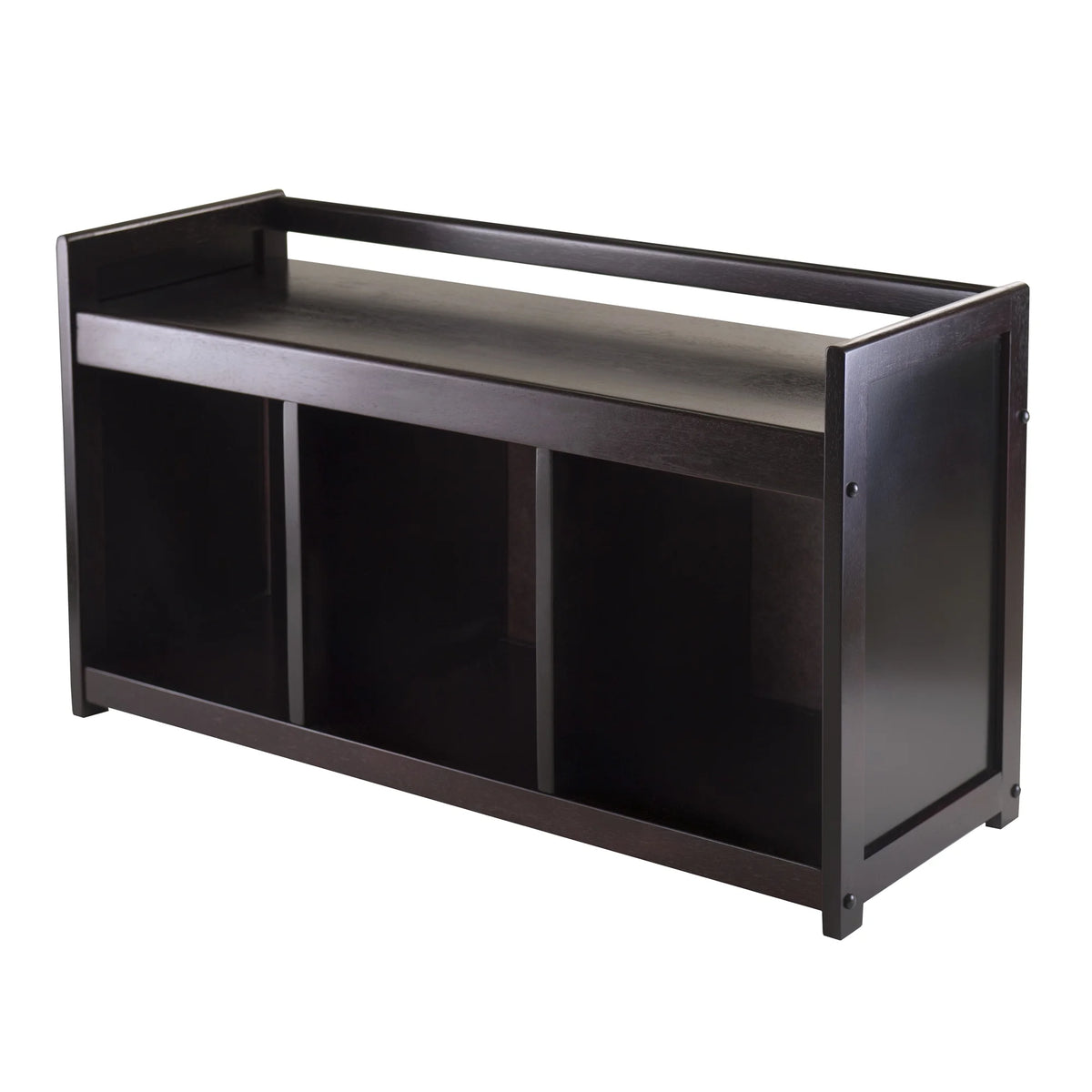 Espresso 2-Pc Storage Bench & Seat Cushion B4354