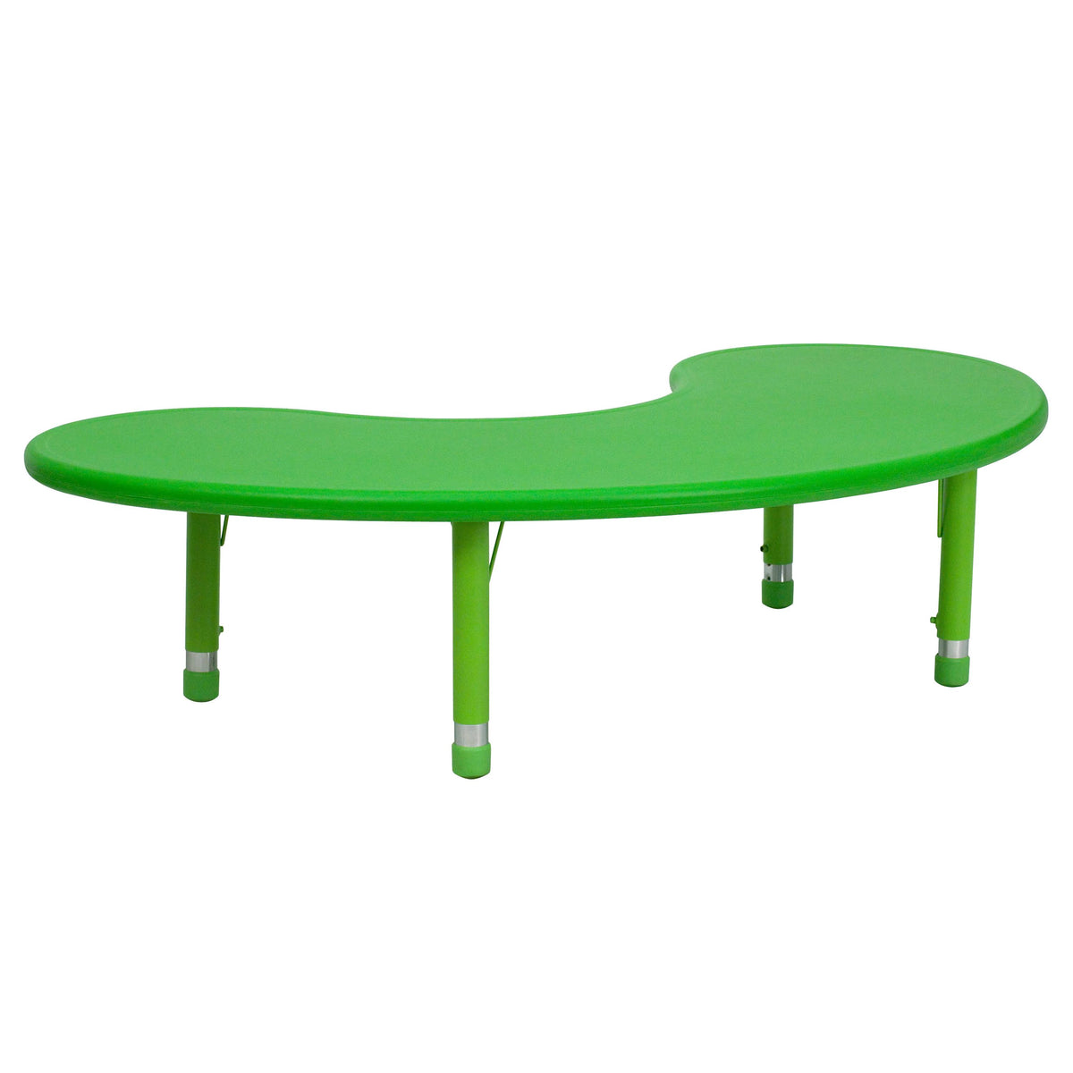 Green Plastic Height Adjustable Activity Table Y771177