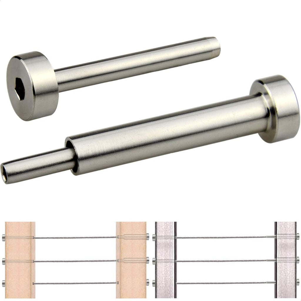 Stainless Steel Cable Railing Hardware Kit, 20 Pairs D39846