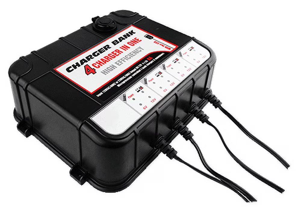 4-Bay Charger Maintainer with USB N97705