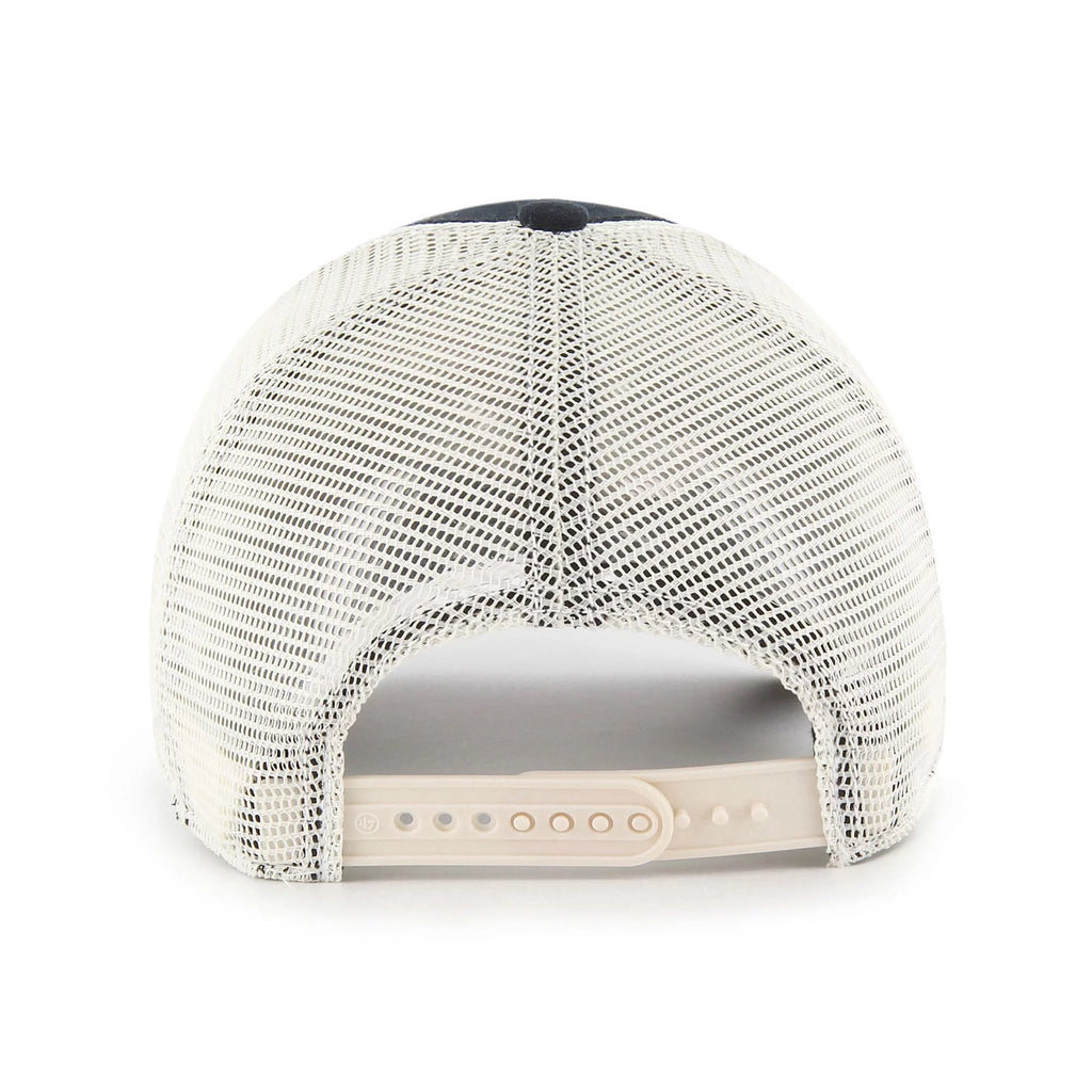 Men's Black/White Trucker Snapback Hat W3851