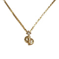 Vintage Gold Stone Necklace H151
