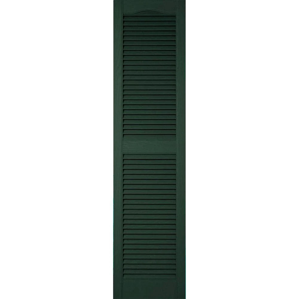 14 1/2 inch x 49 inch Vinyl Open Louver Shutters Per Pair A259