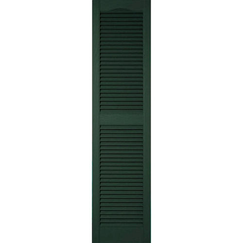 14 1/2 inch x 49 inch Vinyl Open Louver Shutters Per Pair A259